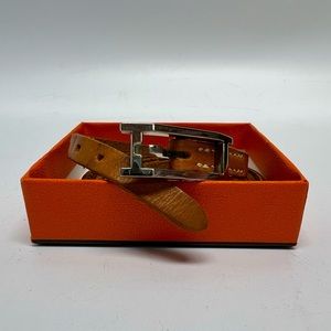 Hermes API Leather Bracelet